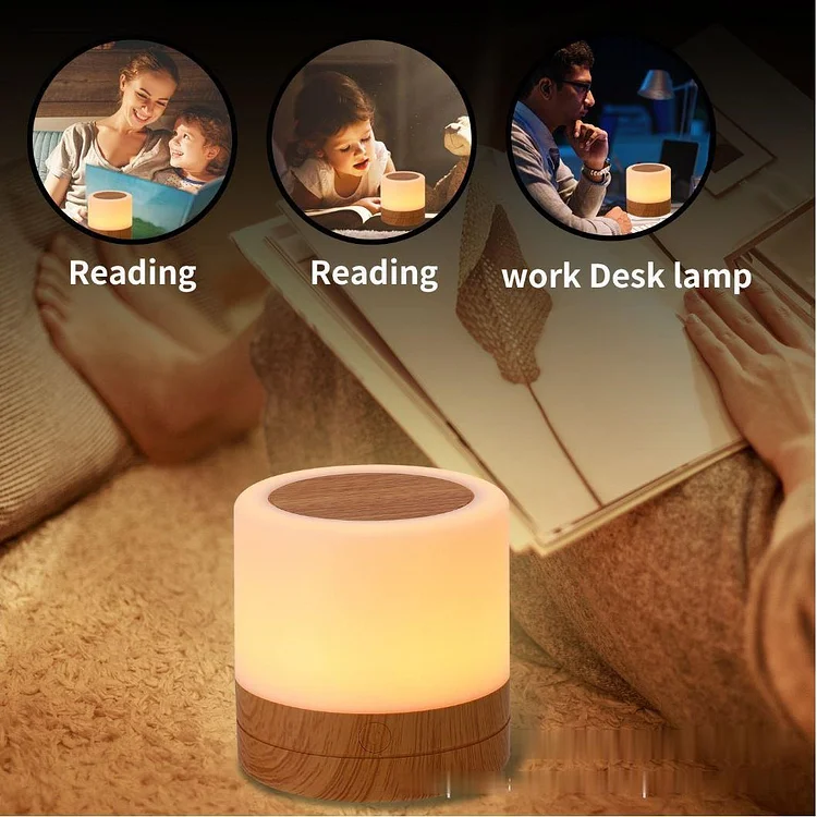 Toning Bedside Lamp USB Charging LED Remote Control Colorful Atmosphere Timing Lights Clap Night Light