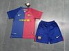Joyfball 2008/2009 Kids Size Retro Barcelona Home Football Shirt 1:1 Thai Quality