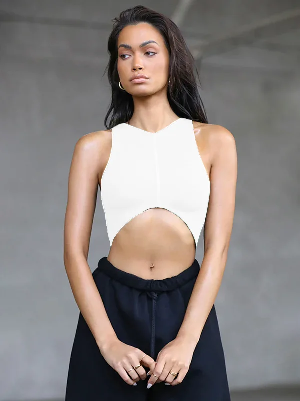 Solid Color Cropped Tank
