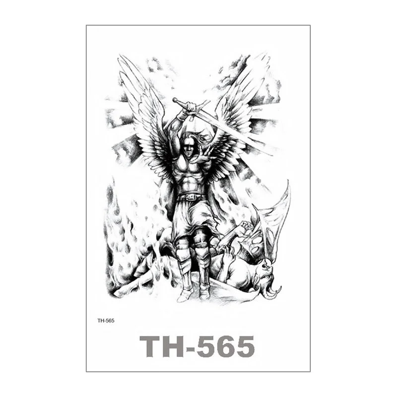 SDRAWING Temporary Tattoo For Women Sexy Tattoo Stickers Body Art Tattoo Chest Stickers Arm Tattoo Men Fashionable Fake Tatoo Cool Tattoo