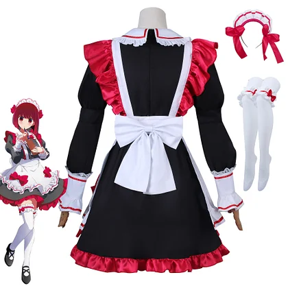 [Wetrose] In Stock Arima Kana Cosplay Costume Oshi no Ko Cafe Maid Coffee Oshinoko Set