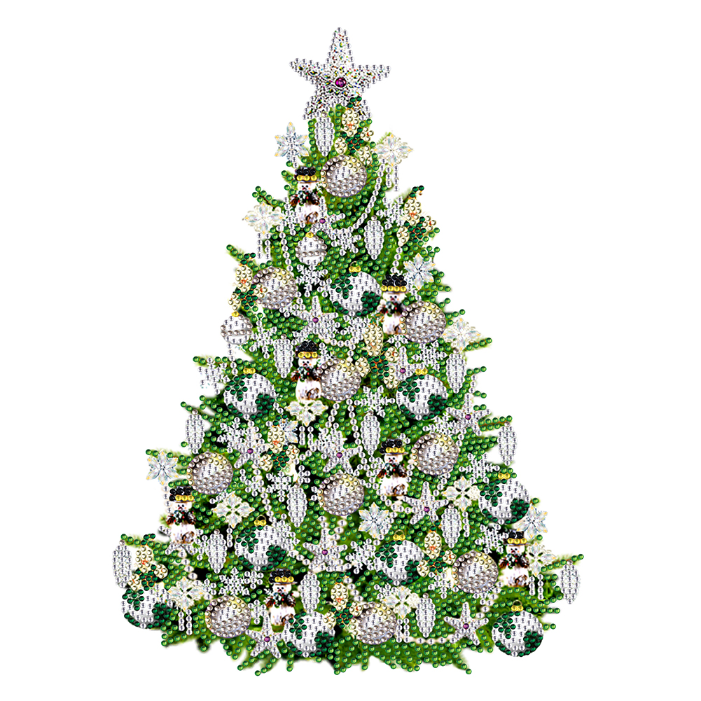 

Christmas Tree - Special Shaped Diamond Painting - 30*40CM, 501 Original