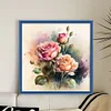 Flowers-11CT Stamped Cross Stitch 40*40cm/15.75*15.75in
