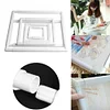 Square Shape Embroidery Punch Frame DIY Craft Cross Stitch Needlework Sewing Hoop