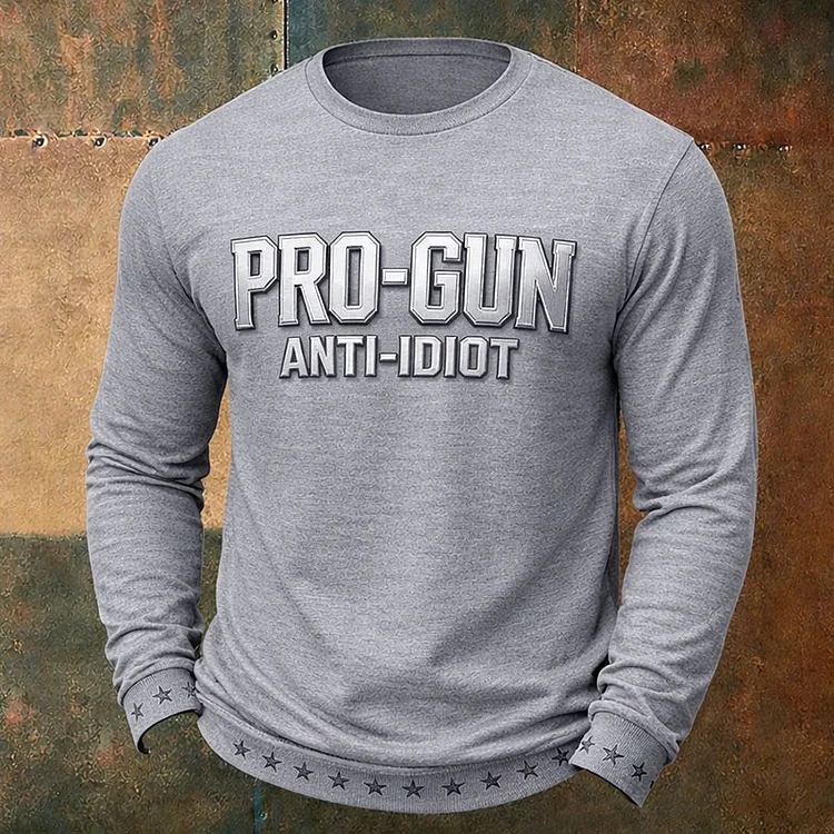 Pro-Gun Anti-Idiot Casual Sweatshirt socialshop