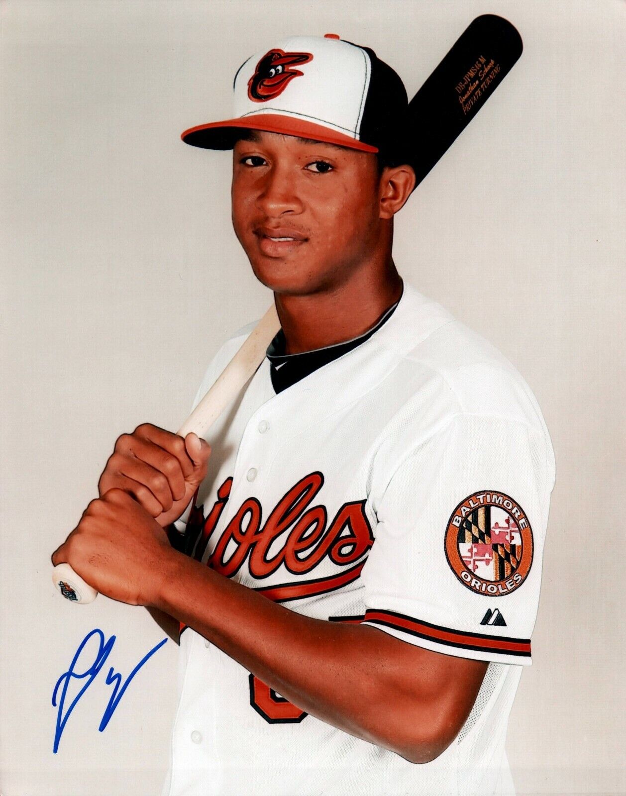 Tigers 2B Jonathan Schoop Signed 8x10 Baseball Photo Poster painting JSA ALOA Baltimore Orioles