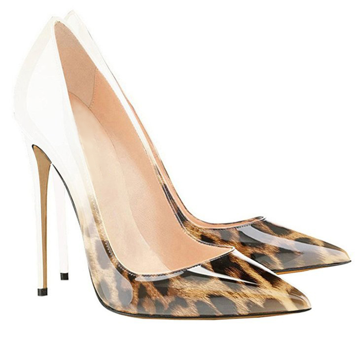 120mm Gradient High Heels Fashion Pumps Patent-MERUMOTE