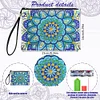 Diamond Painting Mandala Single Side PU Cosmetic Bag Ladies Clutch
