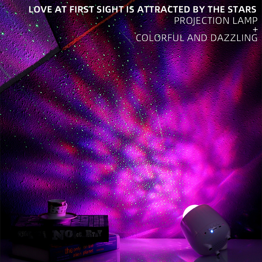 

LED Color Atmosphere-Bluetooth Laser Projector Night Light, Plug-in, 501 Original