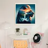 Silhouette - Lion-11CT Stamped Cross Stitch 40*40cm/15.75*15.75in