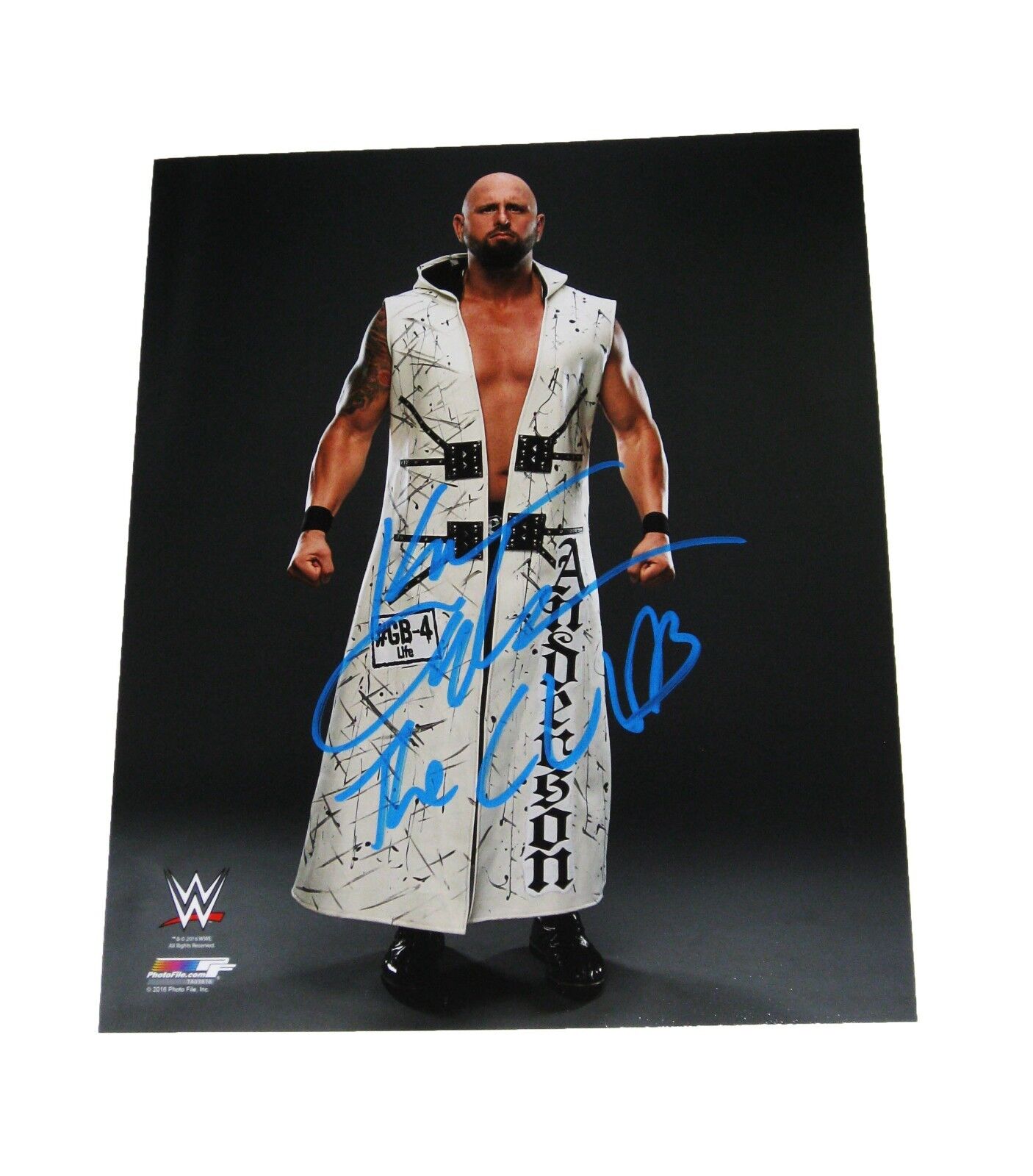 WWE THE CLUB KARL ANDERSON SIGNED 8X10 Photo Poster paintingFILE Photo Poster painting WITH PICTURE PROOF & COA