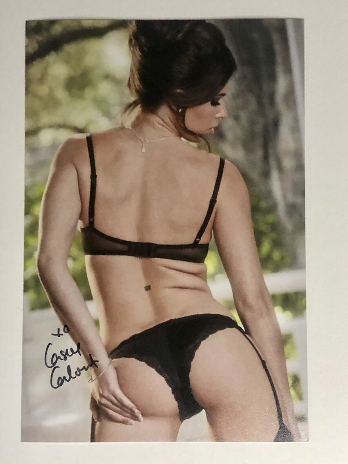 Casey Calvert Autographed Photo Poster painting