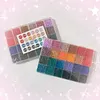 24-Color 7200pcs 2.6mm Fuse Bead Set | Acrylic Hollow Cylinder Beads, Elegant Pixel Art Beads