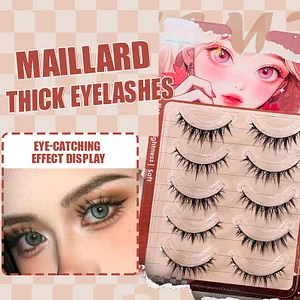 Aprileye Thick false eyelashes-a must-have for comic-book mixed-race dolls