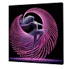 (30x30cm)DIY Dancing Girl Pearl Painting Kit With Inner Frame Home Decor