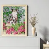 Pony And Cat-14CT Stamped Cross Stitch 36*44cm/14.17*17.32in tapestrymarket