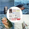 267pcs Fishing Accessories Kit Including Box Hooks Swivels Sinkers Gifts for Men