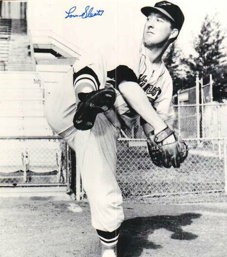 Signed 8x10 LOU SLEATER Baltimore Orioles Photo Poster painting- COA