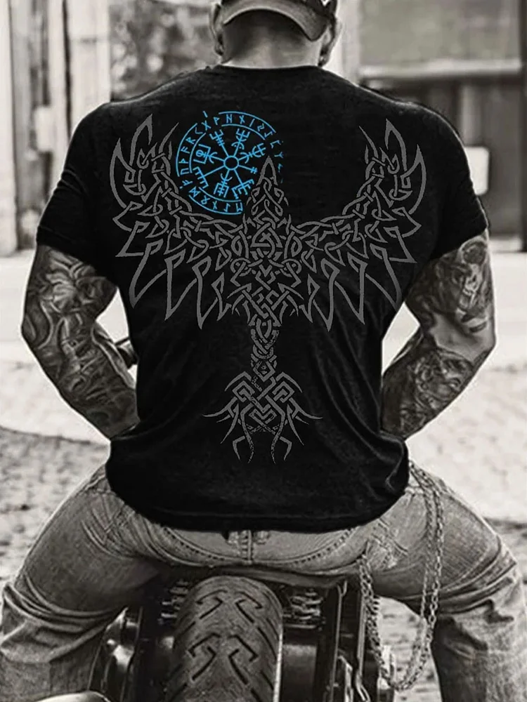 Herren Viking Inspir bedrucktes Kurzarm-T-Shirt