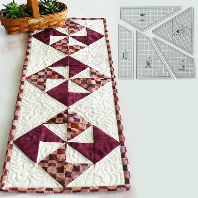 Scrap Crazy Templates Quilt Ruler (With Instructions)