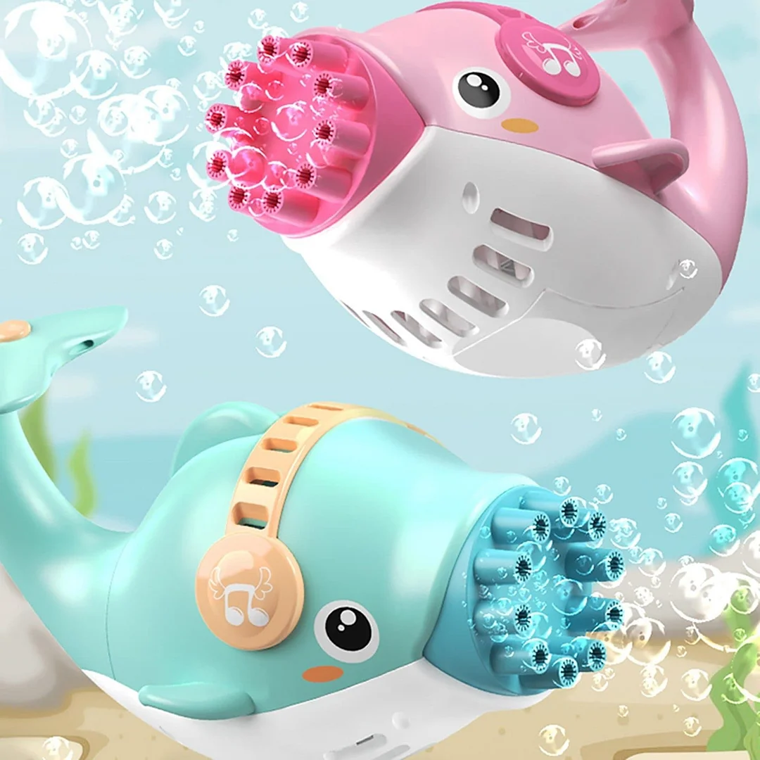 Cartoon Cute Pink/Blue Dolphin Bubble Machine SP15998
