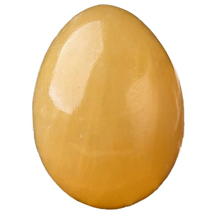 Easter Yellow Jade My Happiness has Hatched Crystal Egg