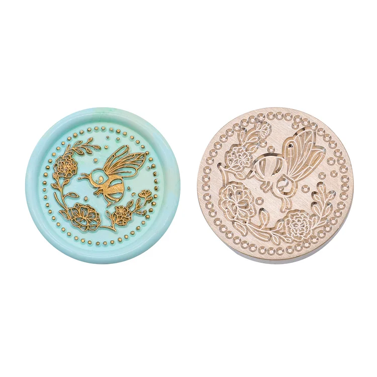 Diy Fire Lacquer Round Sealing Wax Stamp Head 25Mm gbfke