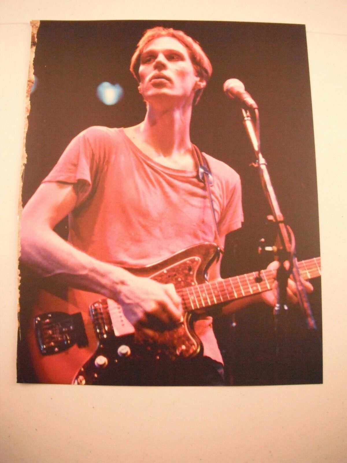 Tom Verlaine Guitarist 12x9 Coffee Table Book Photo Poster painting Page