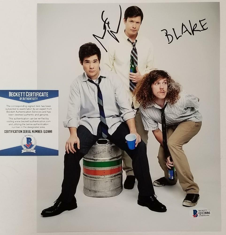 Blake Anderson & Anders Holm signed Workaholics 8x10 Photo Poster painting Q12886 ~ BAS COA