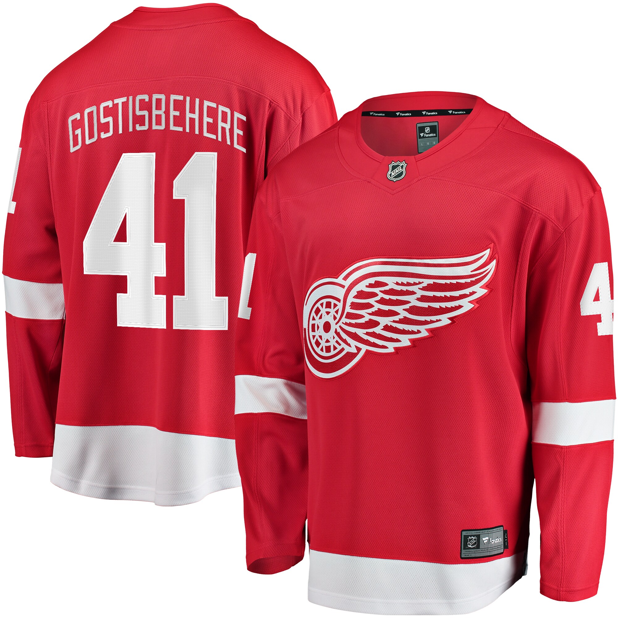 Shayne Gostisbehere Detroit Red Wings Fanatics Home Breakaway Jersey &ndash; Red mysite