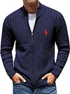 Warm Men's Zip Cardigan