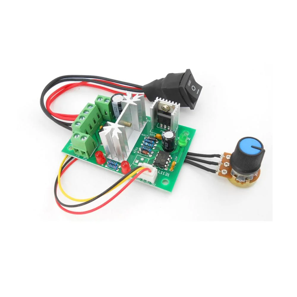 plc controller potentiometer control 0-5V motor reversing switch PWM DC governor reversible electric motor switch