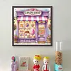 Purple Candy Shop-11CT Stamped Cross Stitch 40*40cm/15.75*15.75in