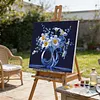 Framed Daffodil Vase-Paint by Numbers Acrylic Painting 35*35CM