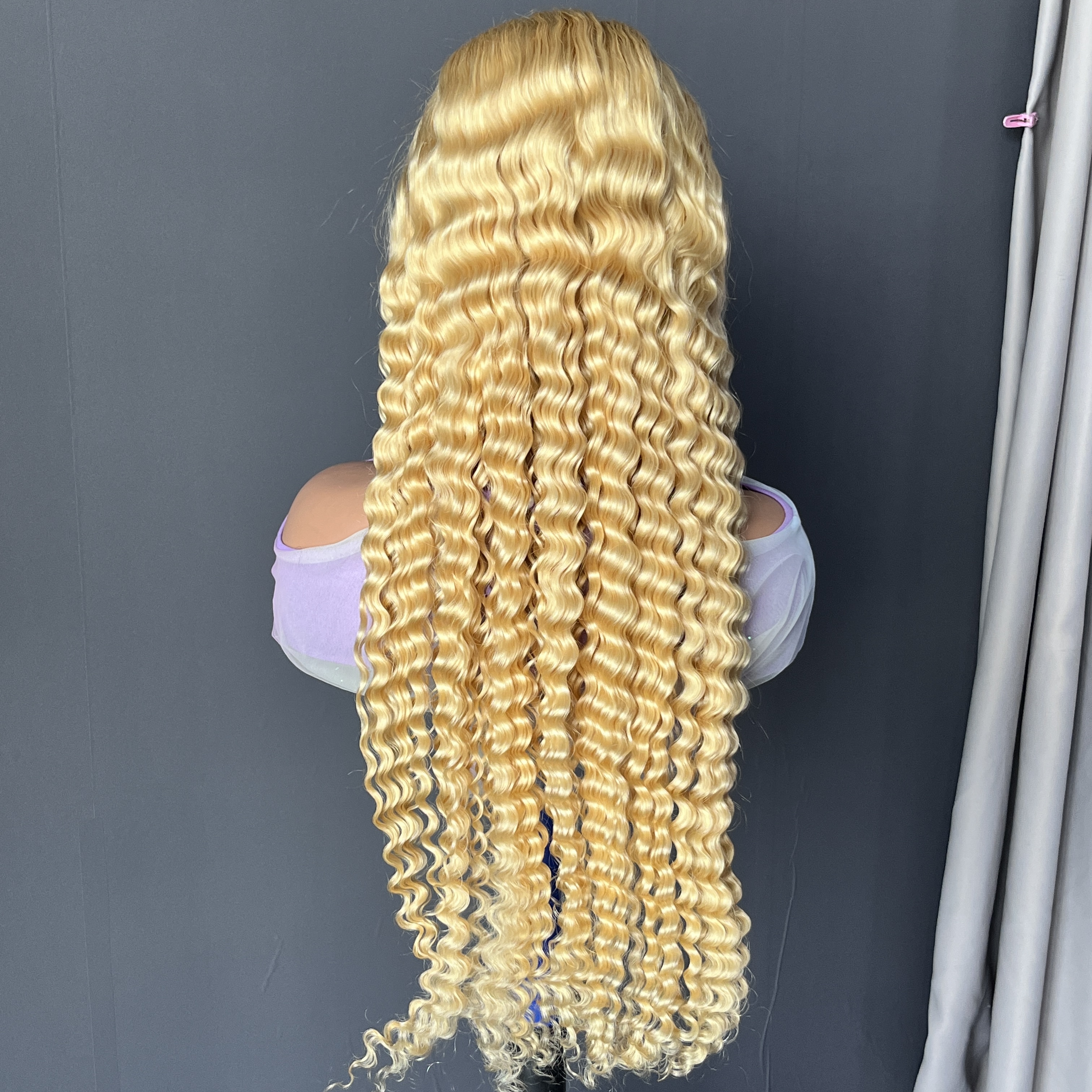 613 Blonde Deep Wave 13X4 13X6 HD Lace Frontal Wigs 200% Density Lace Frontal Wigs
