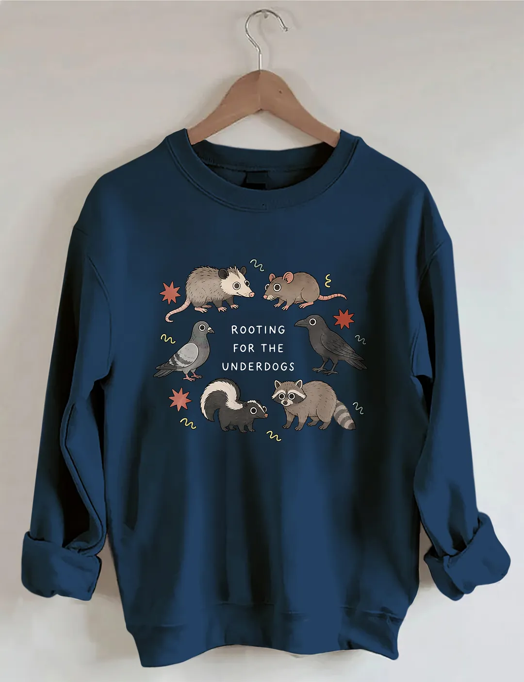 Rooting For The Underdogs Cute Animals Sweatshirt