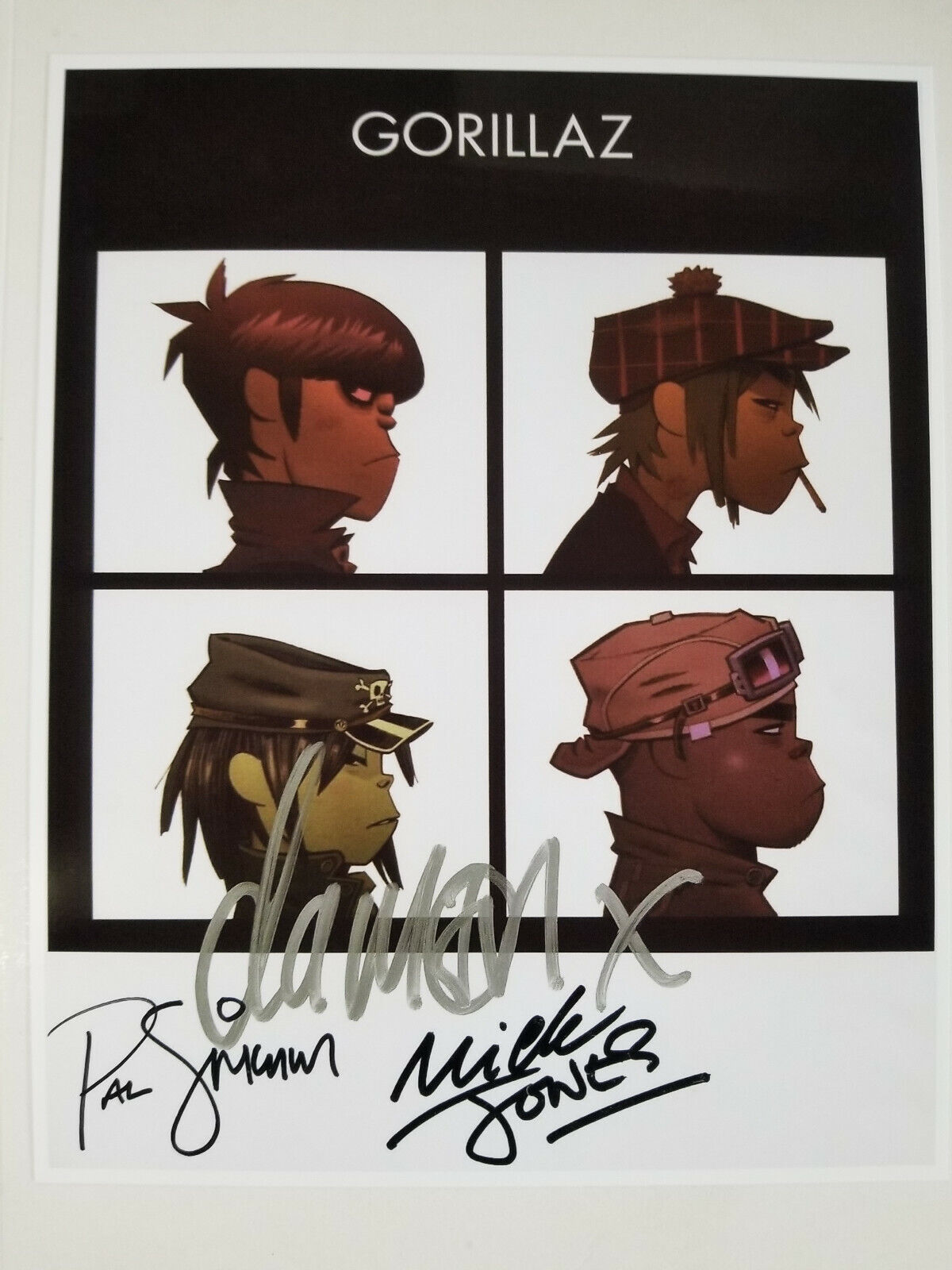 Gorillaz Signed 8x10 Photo Poster painting RP -  ShipN!