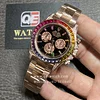 Rolex Daytona 116595RBOW Rainbow Black Dial Rose Gold Super Clone