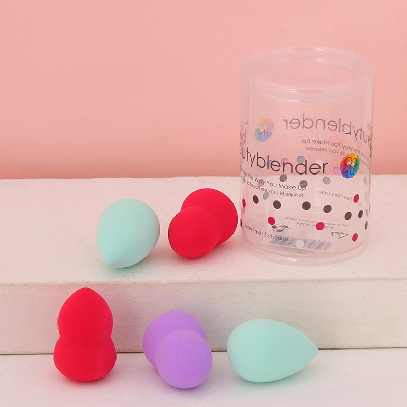 Casual Elegant Lady Multicolor Sponge Makeup Sponge 1 Set