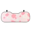 Pink Bowknot Car Cushion Ice Silk Floral Seat Cover Cushion