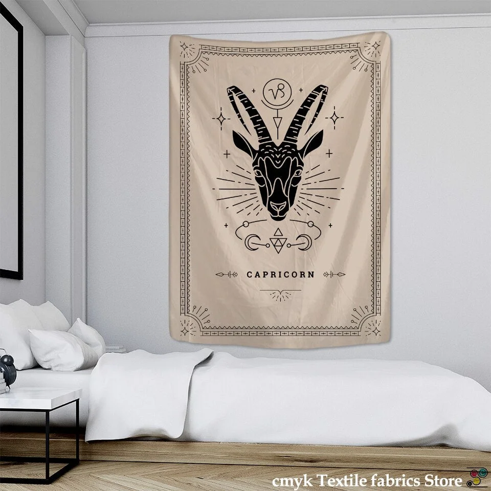 Divination Tarot Tapestry Wall Hanging Constellation Mandala Psychedelic Good Luck Hippie Witchcraft Room Home Decor