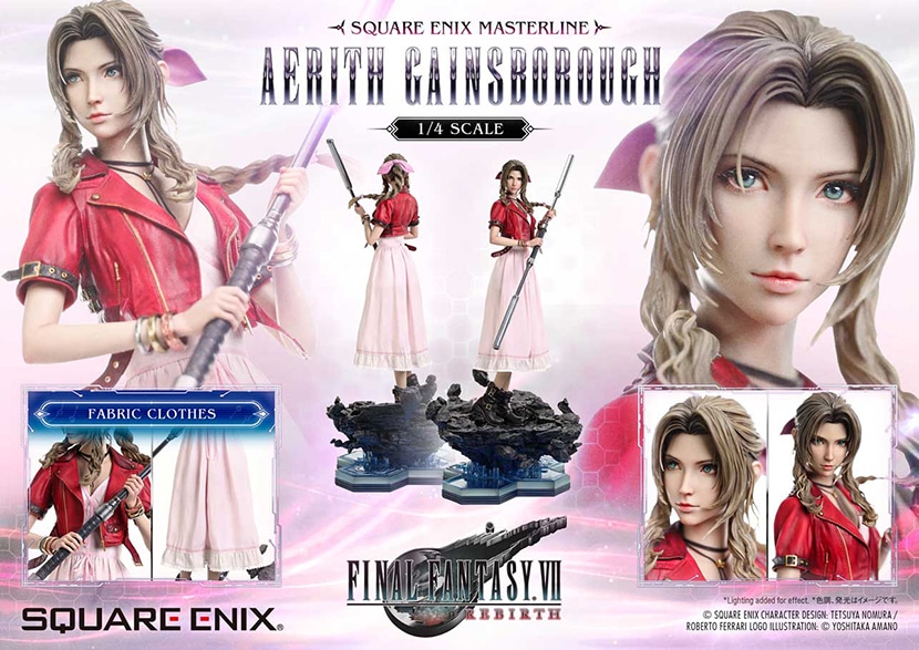 Prime 1 Studio - SQUARE ENIX MASTERLINE FINAL FANTASY VII REBIRTH 1/4 Scale Aerith Gainsborough SEM-10 SEM-10DX (Licensed)-