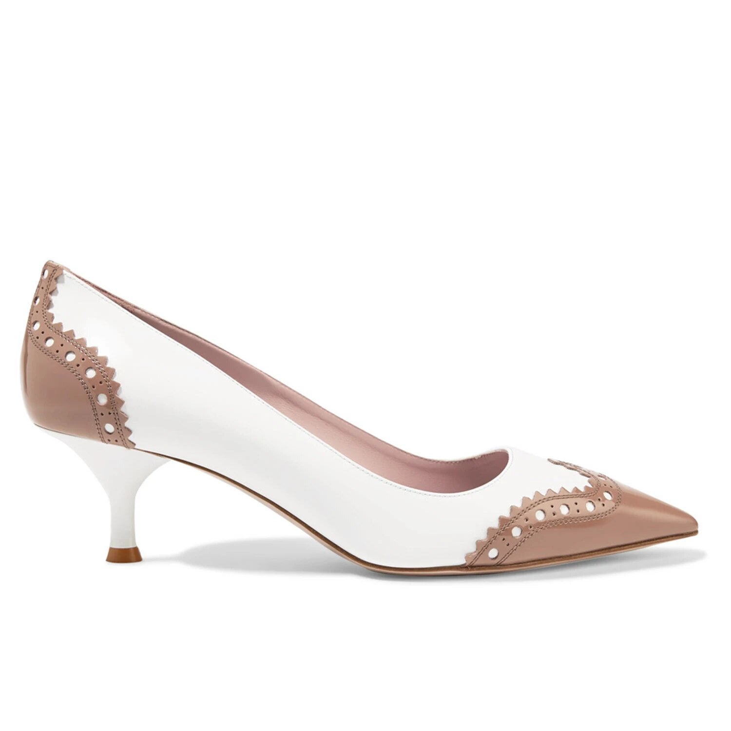 TAAFO White Green Stilettos High Thin Heels Women's Pumps Pointed Toe Ladies Party Shoes 