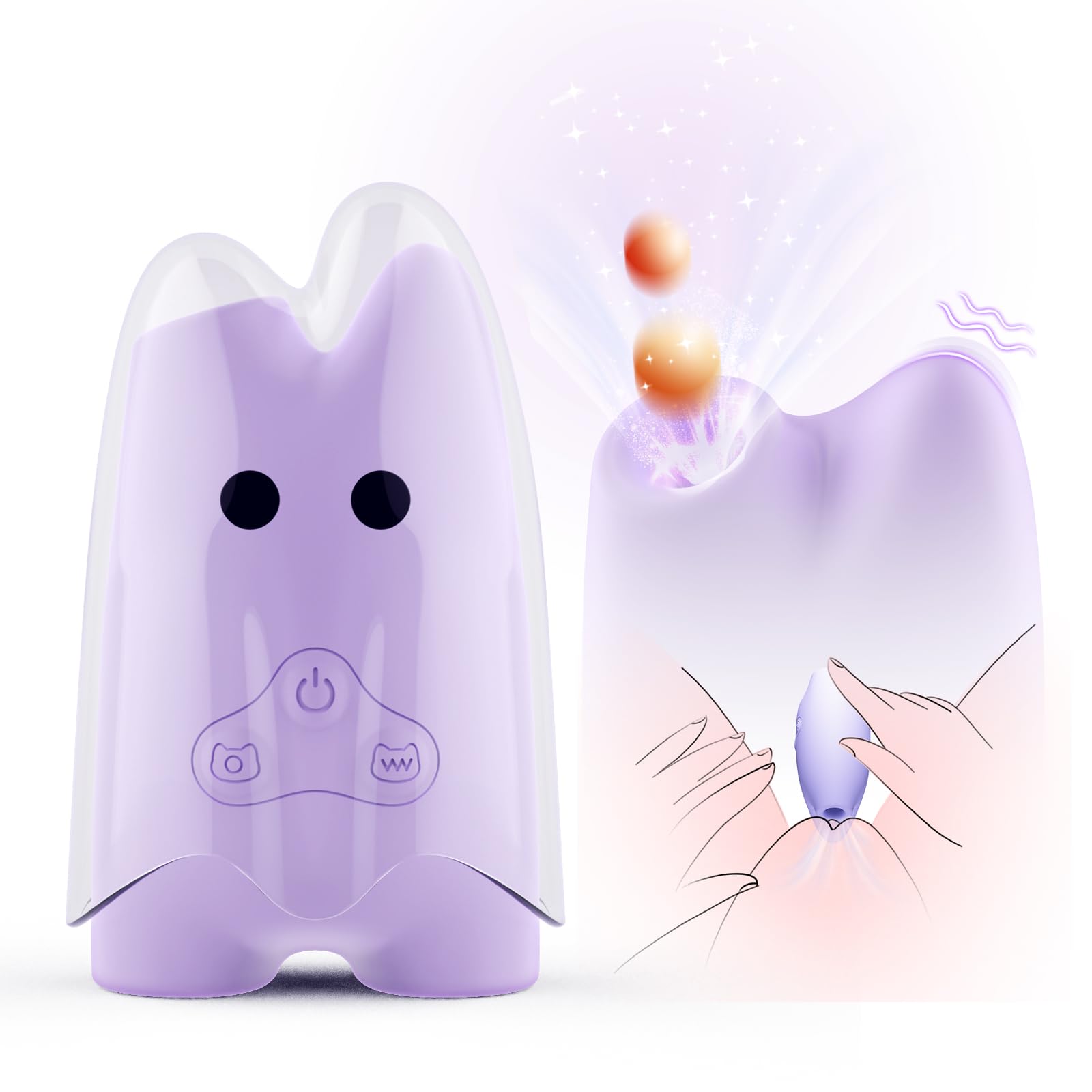 Sucking Vibrator App Remote Control Clitoral Sucker With 9 Suctions & 10 Vibrations - Rose Toy