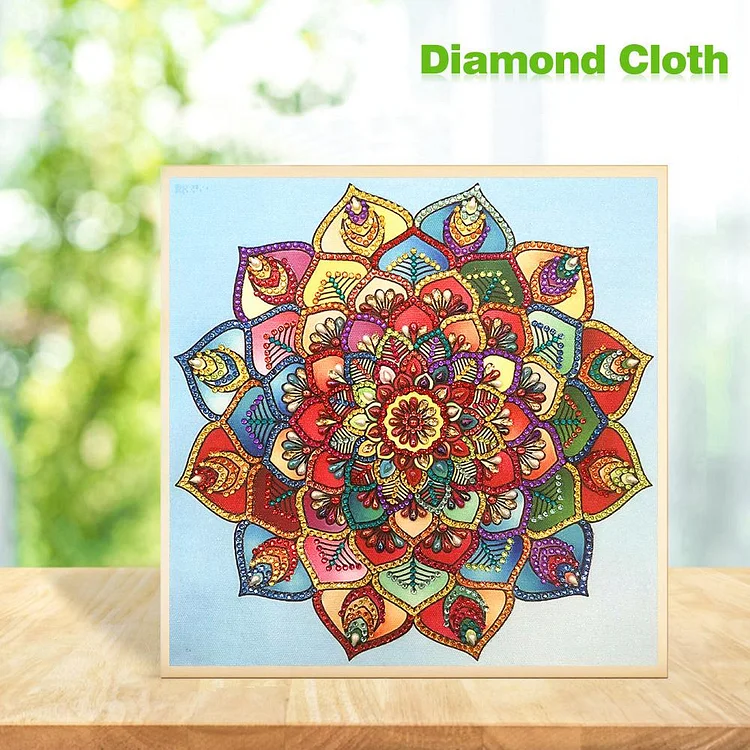 5D DIY Special Shaped Diamond Painting Mandala Embroidery Craft Kit  (r8359)-301791.07