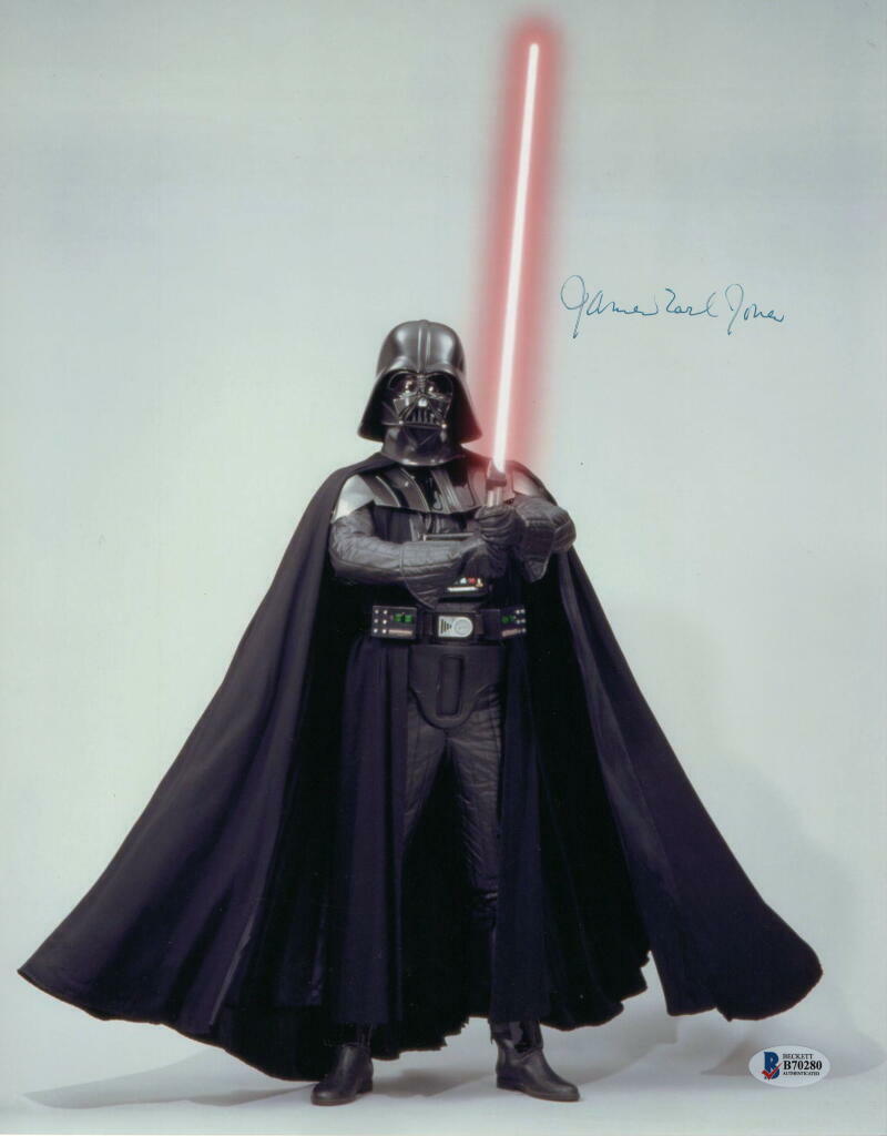 JAMES EARL JONES SIGNED AUTOGRAPH 11x14 Photo Poster painting - STAR WARS DARTH VADER, BECKETT B