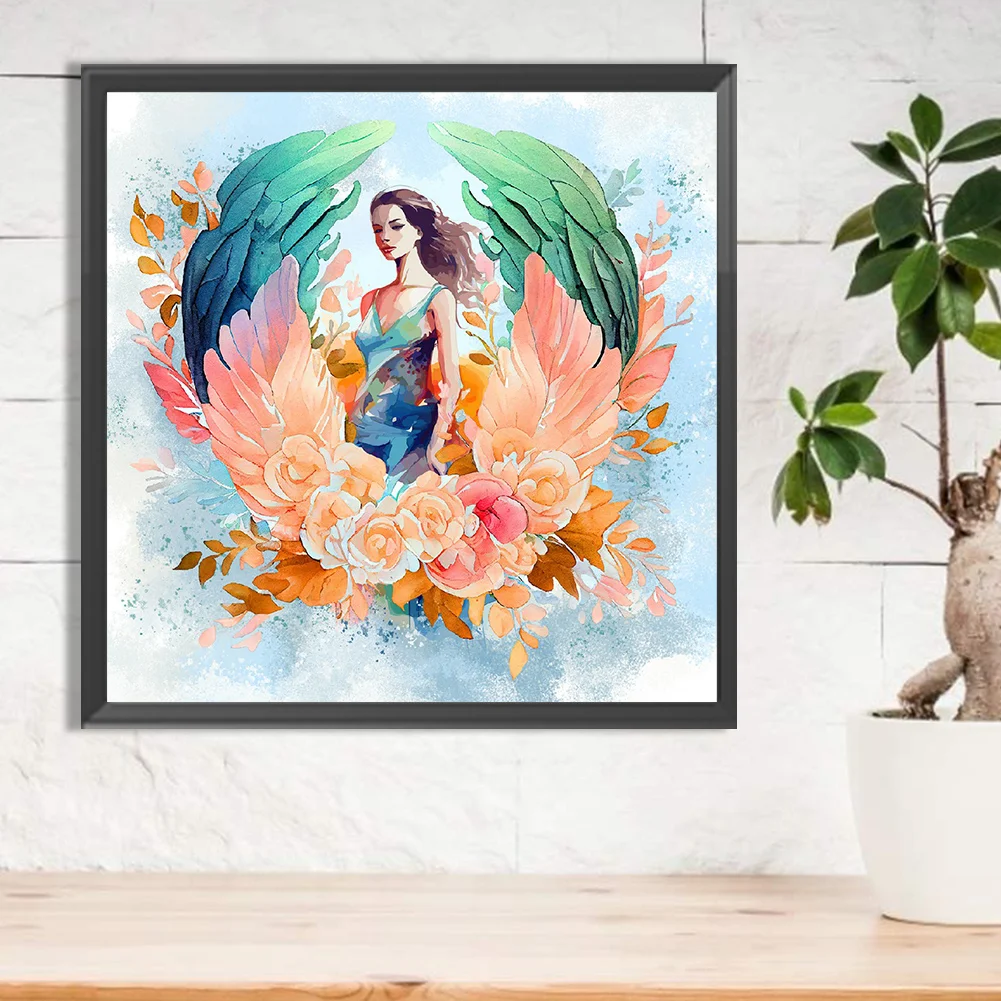 Full Round Diamond Painting 30*30cm - Wing