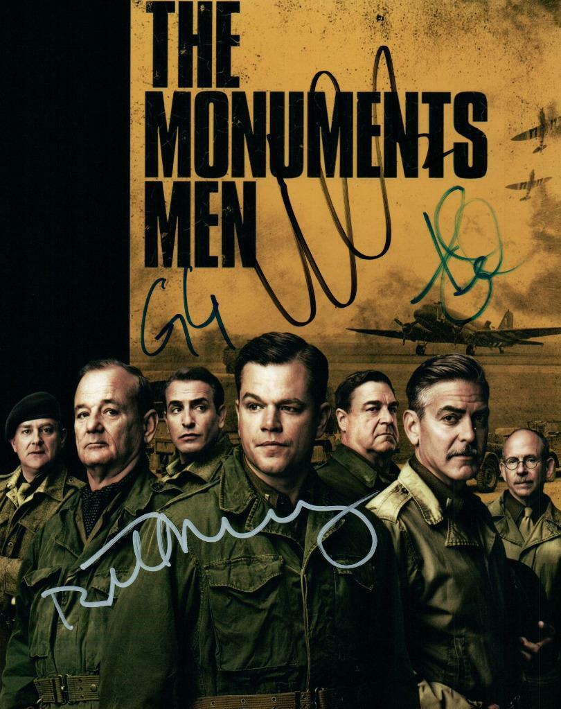 Matt Damon Clooney Murray + 1 signed 8x10 Photo Poster painting autograph Pic autographed + COA
