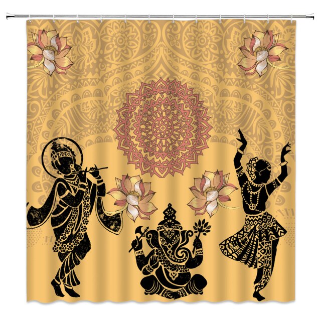 

Shower Curtain – Indian Elephant-180*180cm, 501 Original