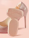 4Pcs Soft Cushion Heel Protector 2In1 T-Shape Heels Grips Pad Stop Slip & Blister Breathable Shoe Inserts & Insoles for Big & Loose Shoes Improved Shoe Fit